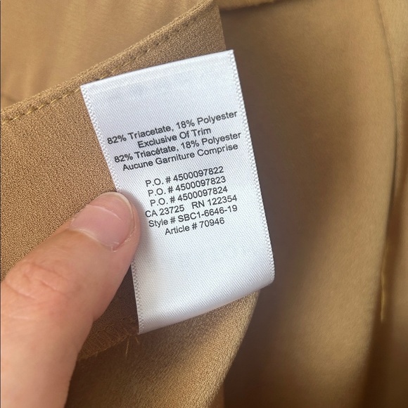 BABATON Lincoln Pant High Waisted Wide-Leg size 0 long flat front side zip - Picture 9 of 9